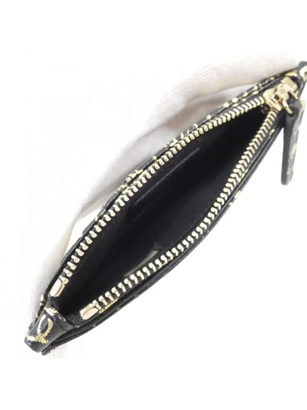 Chanel Card Case Card Holders Black